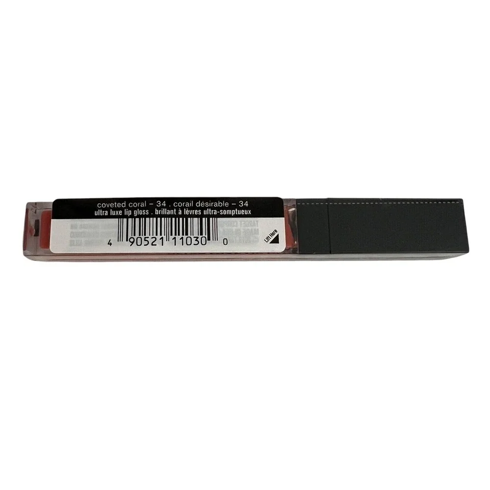 Sonia‎ Kashuk Ultra Luxe Lip Gloss Coveted Coral 34 Full Size .14oz